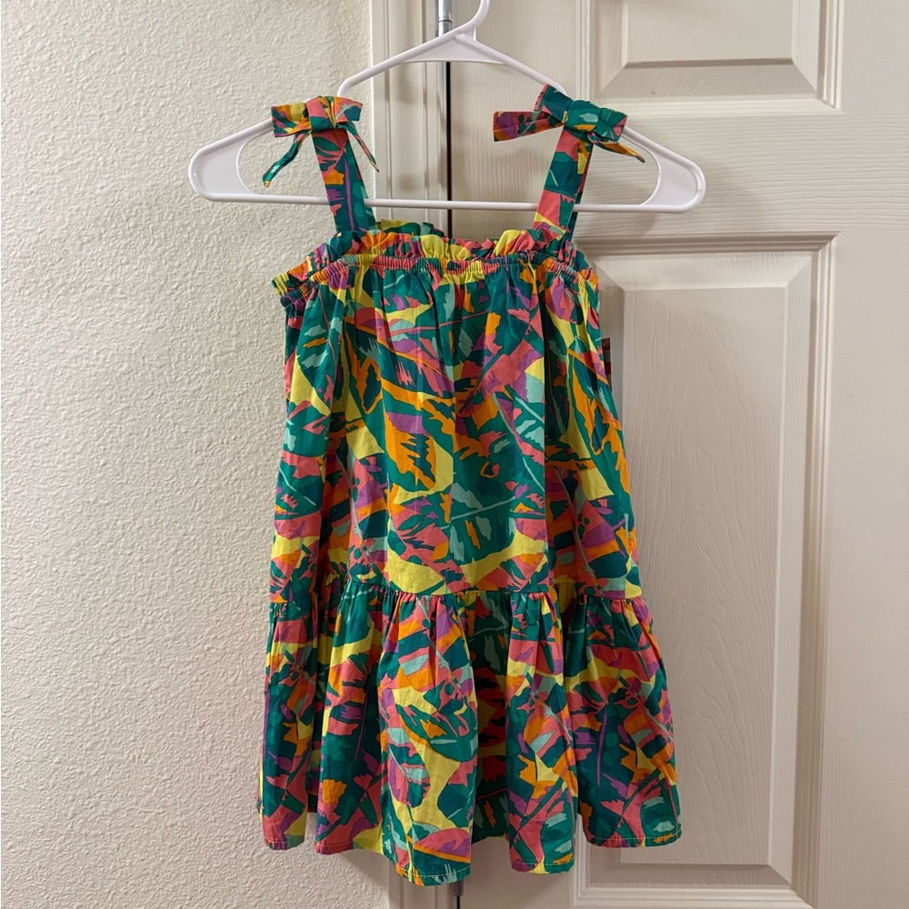 Cat & Jack Multicolor Tropical Print Dress